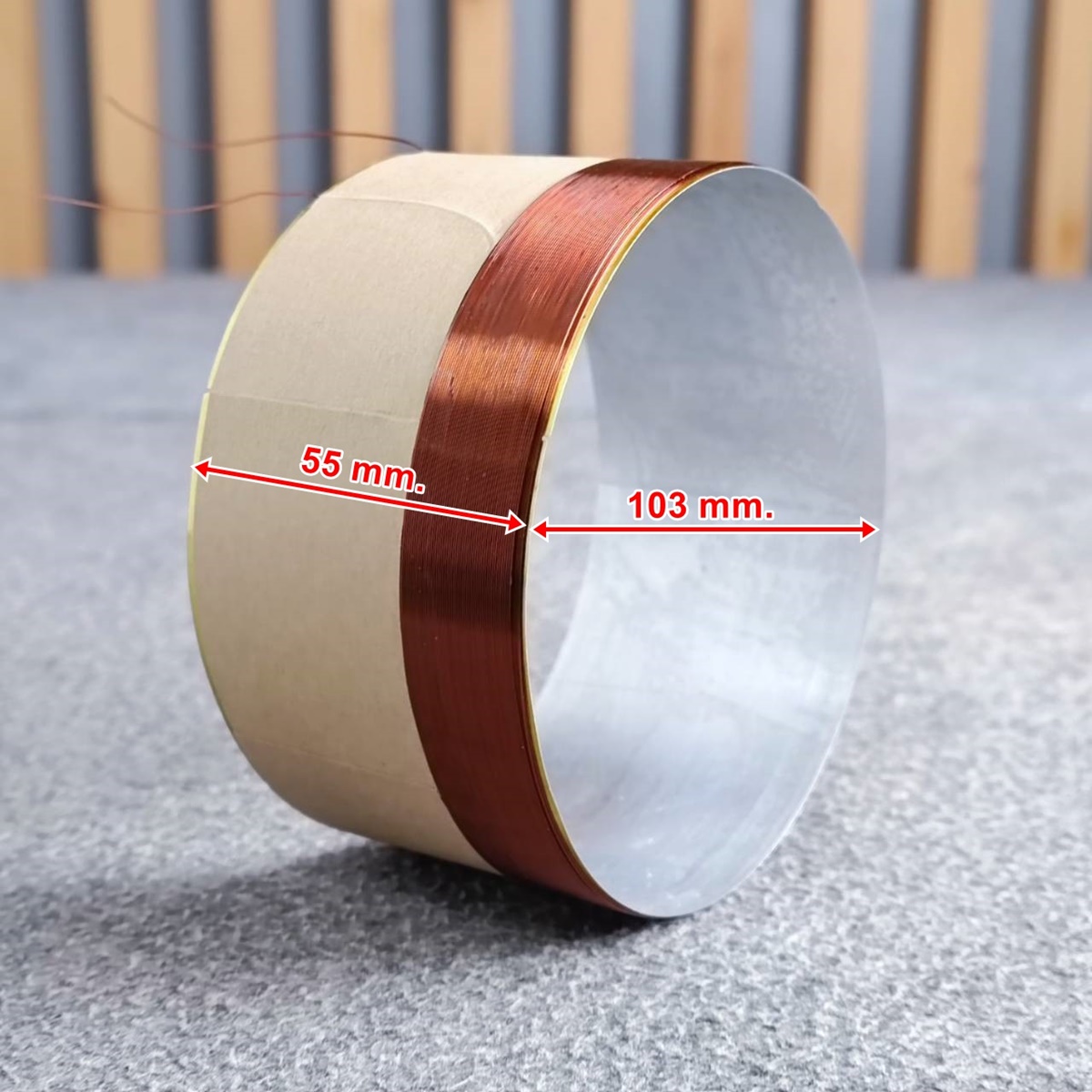 วอยซ์เบอร์ 103 ลวด2ชั้น อลูมิเนียม วอยซ์ วอยซ์ทั่วไปเบอร์103 2ชั้น วอยซ์เทียบเบอร์103 VOICE วอยซ์ลำโพง วอยซ์ ลำโพง ดอกลำโพง อะไหล่ลำโพง วอยซ์คอยล์ เบอร์103 เอไอ-ไพศาล