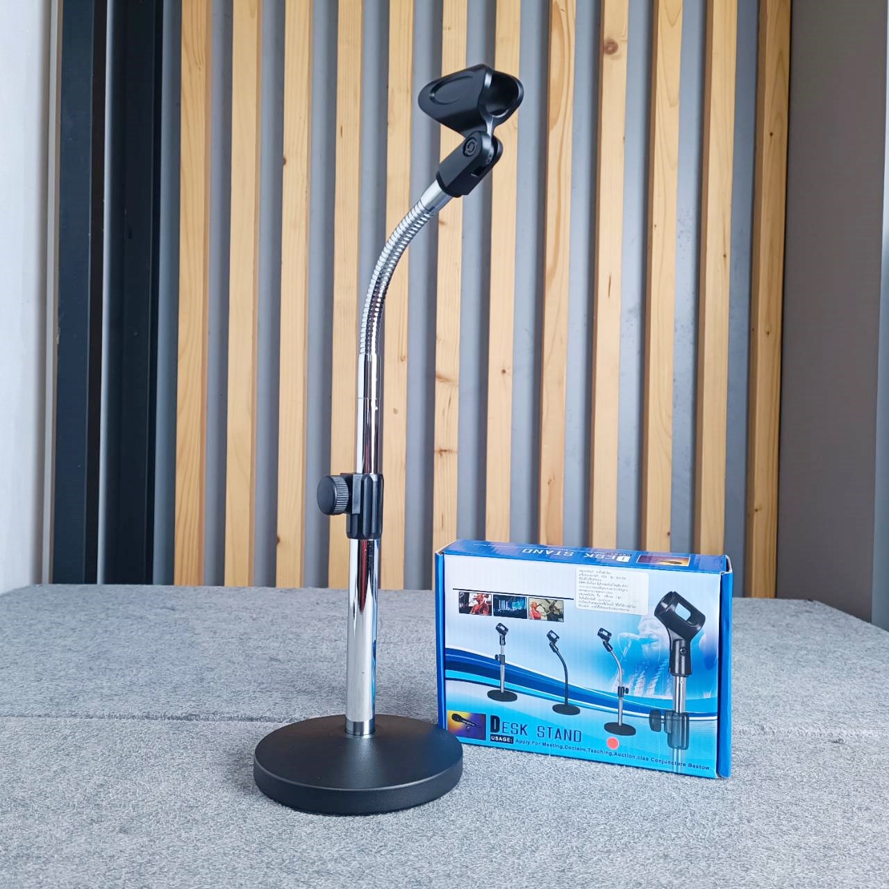 NTS WD-209 ขาตั้งไมค์ตั้งโต๊ะ ขาตั้งไมค์ แบบคออ่อน Desk Stand WD 209 WD209 เอไอ-ไพศาล