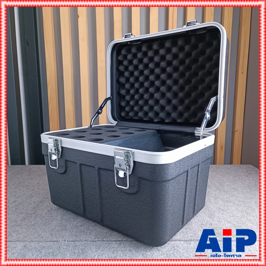 NPE MIC-12H RACK ABSใส่ไมค์12ช่อง ไมค์ลอย กล่องใส่ไมค์ วัสดุพลาสติกABSอย่างดี กล่องใส่อุปกรณ์ MIC 12 H rack MIC12H เอไอ-ไพศาล