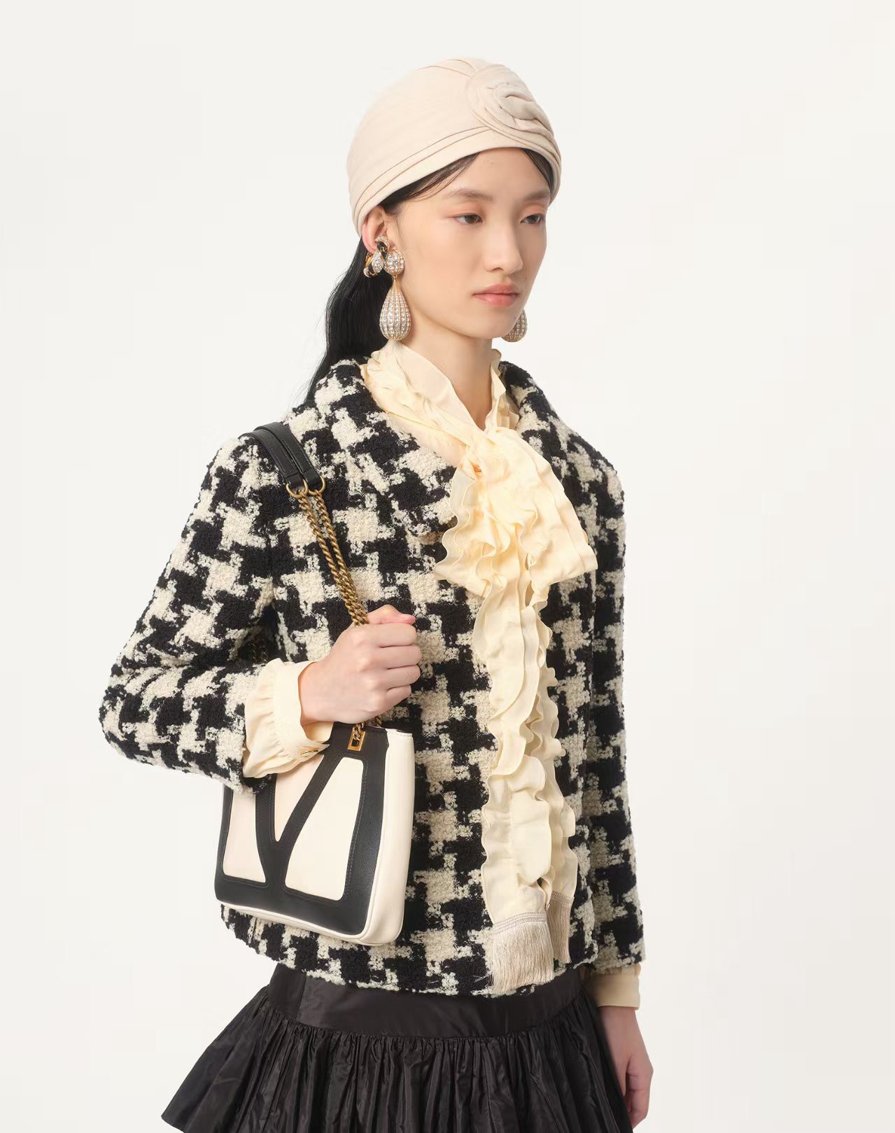 **red** เสื้อคลุม Valentino macro houndstooth jacket สินค้าใหม่ ของแท้