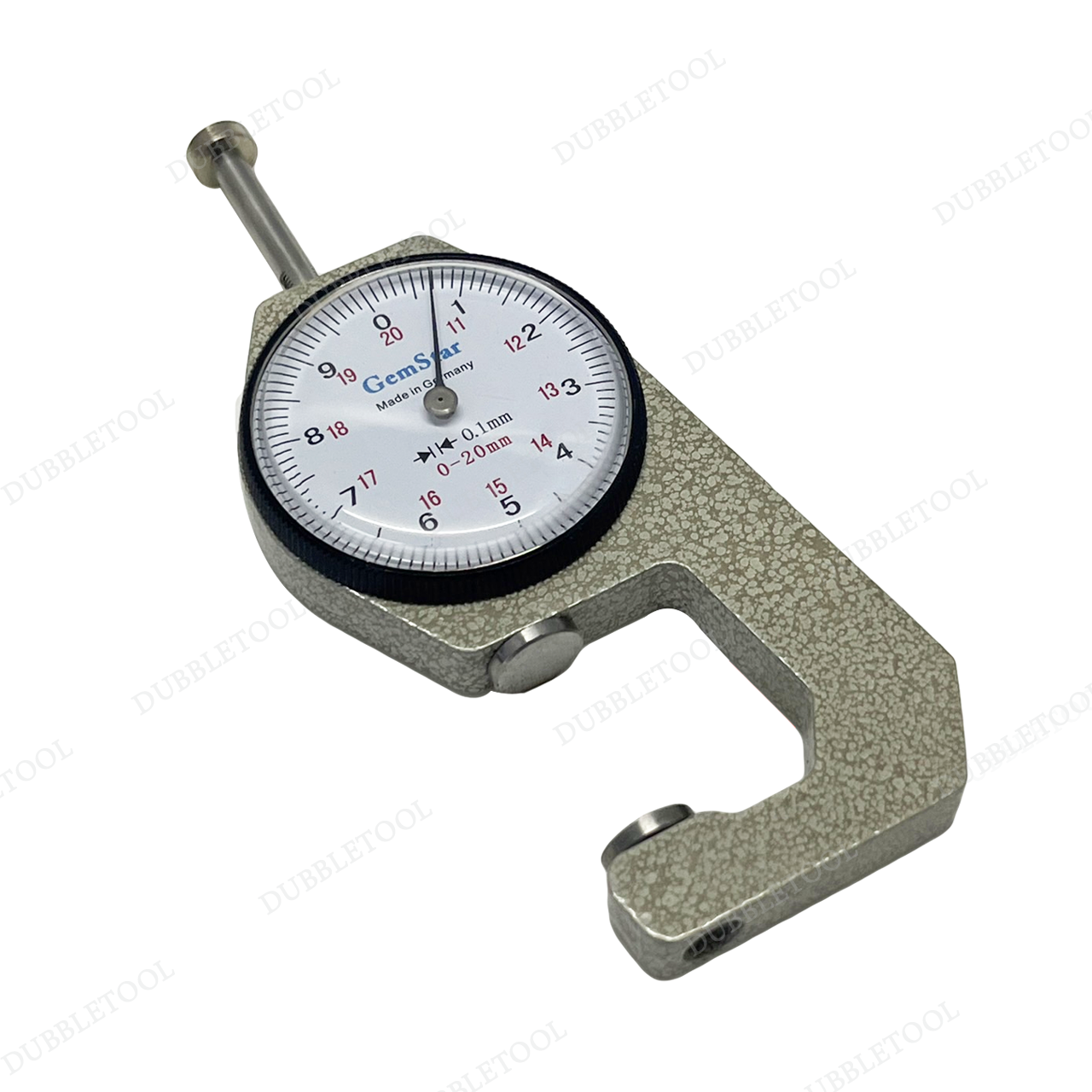 นาฬิกาวัดมิล 0-20 มิล นาฬิกาวัดพลอย เวอร์เนียแบบเข็ม THICKNESS GAGE 0.1mm/0-20mm แบรนด์ GemStar