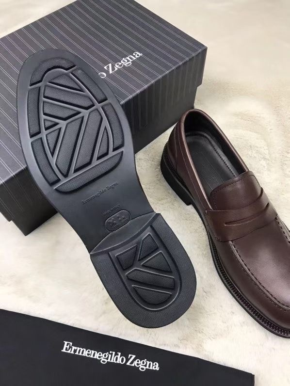**do** รองเท้าหนัง Zegna Siena Flex Shoes ของผู้ชาย สินค้าใหม่ ของแท้