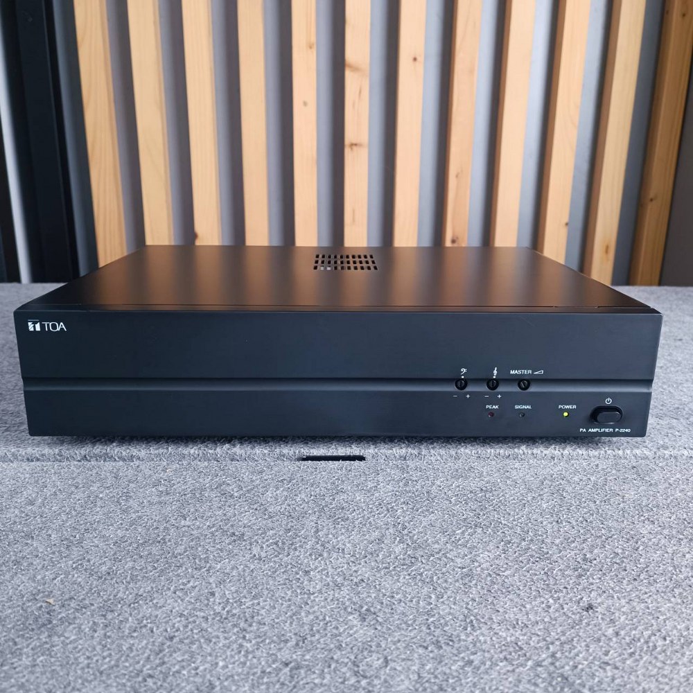 TOA P-2240 poweramp 240W P-2240 เครื่องขยายเสียง 240 วัตต์ power amplifier 240W เครื่องขยายเสียงโตอะ TOA P-2240 เครื่องขยายเสียง 240 วัตต์ Booster amplifier 240 watt เอไอ-ไพศาล