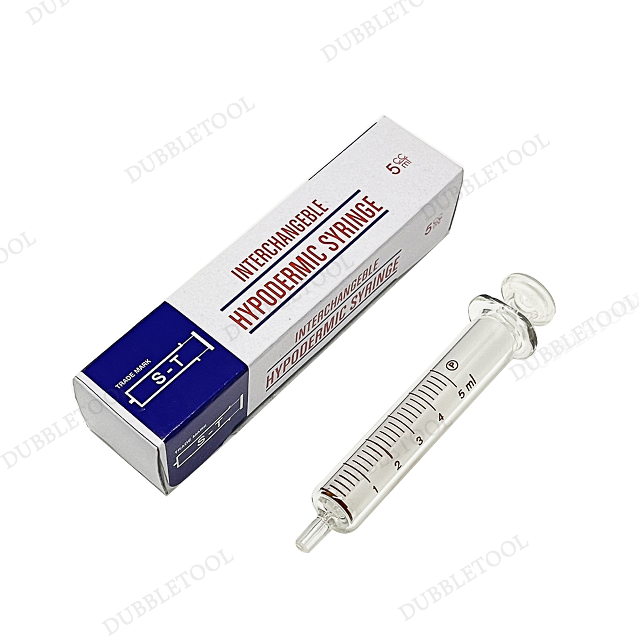 ไซลิงค์แก้วกระบอกฉีดยา Syringe 5 Ml. ไซลิงค์แก้ว INTERCHANGEBLE HYPODERMIC SYRINGE