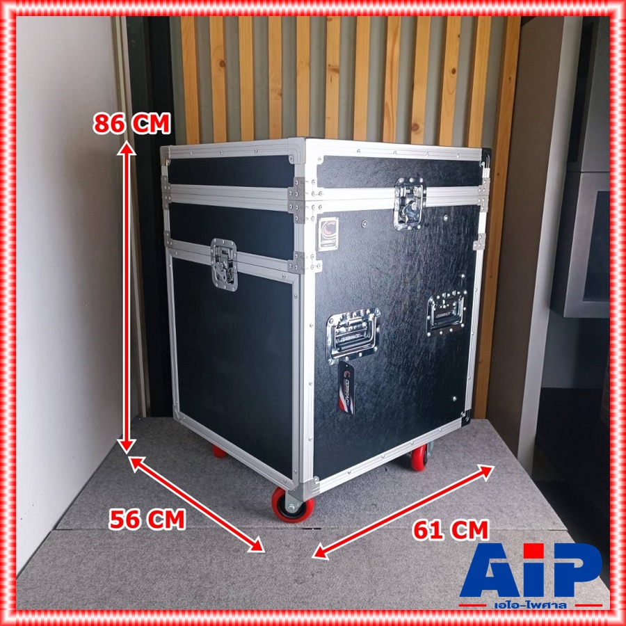 COMPACT XT3s-12U (10U) ตู้ RACK 3ฝา พร้อมล้อ สีดำ RACK 3 ฝา พร้อมล้อ พื้นที่สำหรับเก็บเครื่องเสียง รุ่น XT3s 12U (10U) XT3s12U(10U) ตู้เก็บเครื่องเสียง เอไอ-ไพศาล