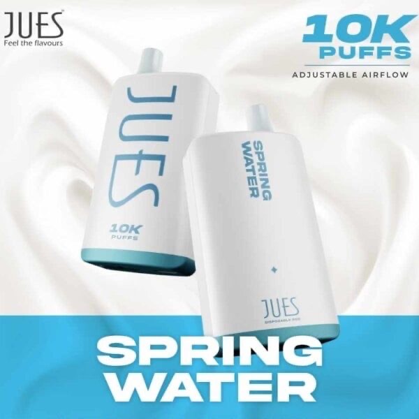 Jues Disposable 10,000puffs !! 18ml Nic3%(30mg) มี12กลิ่นให้เลือก ใช้แล้วทิ้งขาร์จได้