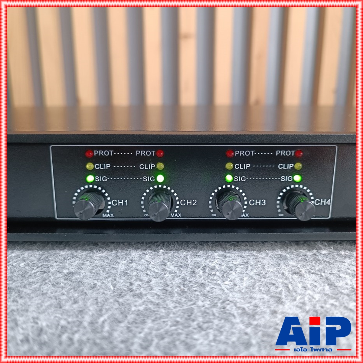 PROEUROTECH D-4450 POWERAMP 1U 4CH เพาเวอร์แอมป์ Class D 4 แชนแนล ขนาด 1 U น้ำหนักเบา PRO EUROTECH D4450 D 4450 POWER AMP โปรยูโรเทค เอไอ-ไพศาล