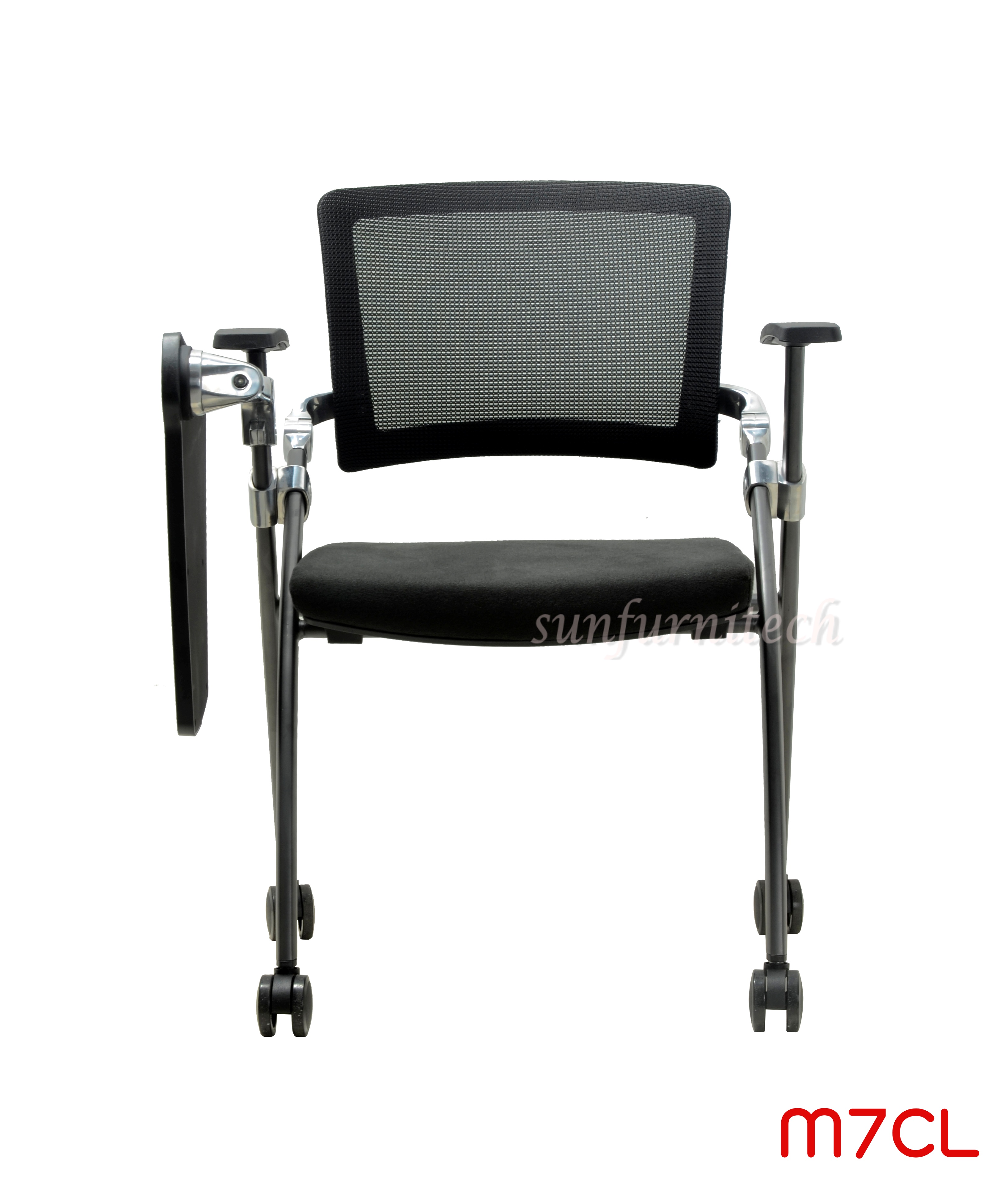 เก้าอี้เลคเชอร์ , เก้าอี้สำนักงานมีเลคเชอร์, เก้าอี้เลคเชอร์ผ้าตาข่าย มีล้อ MO-TECH (Taiyo) รุ่น M7CL