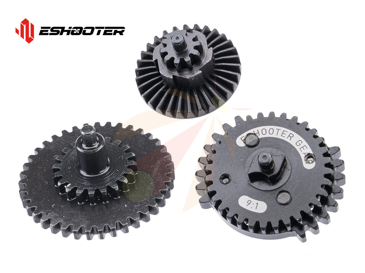 CNC Steel Machined Gear Set 9:1 High Speed [E-Shooter]