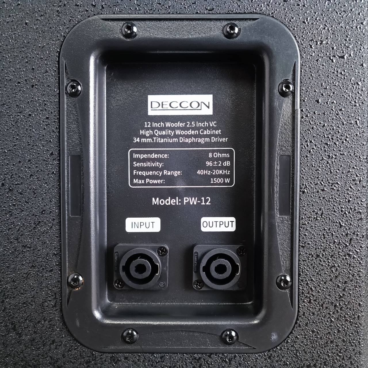 DECCON PW-12 ตู้ลำโพงไม้ MFD 12นิ้ว ลำโพง ตู้ลำโพง พาสซีฟ เครื่องเสียง กลางแจ้ง PW 12 PW12 เอไอ-ไพศาล