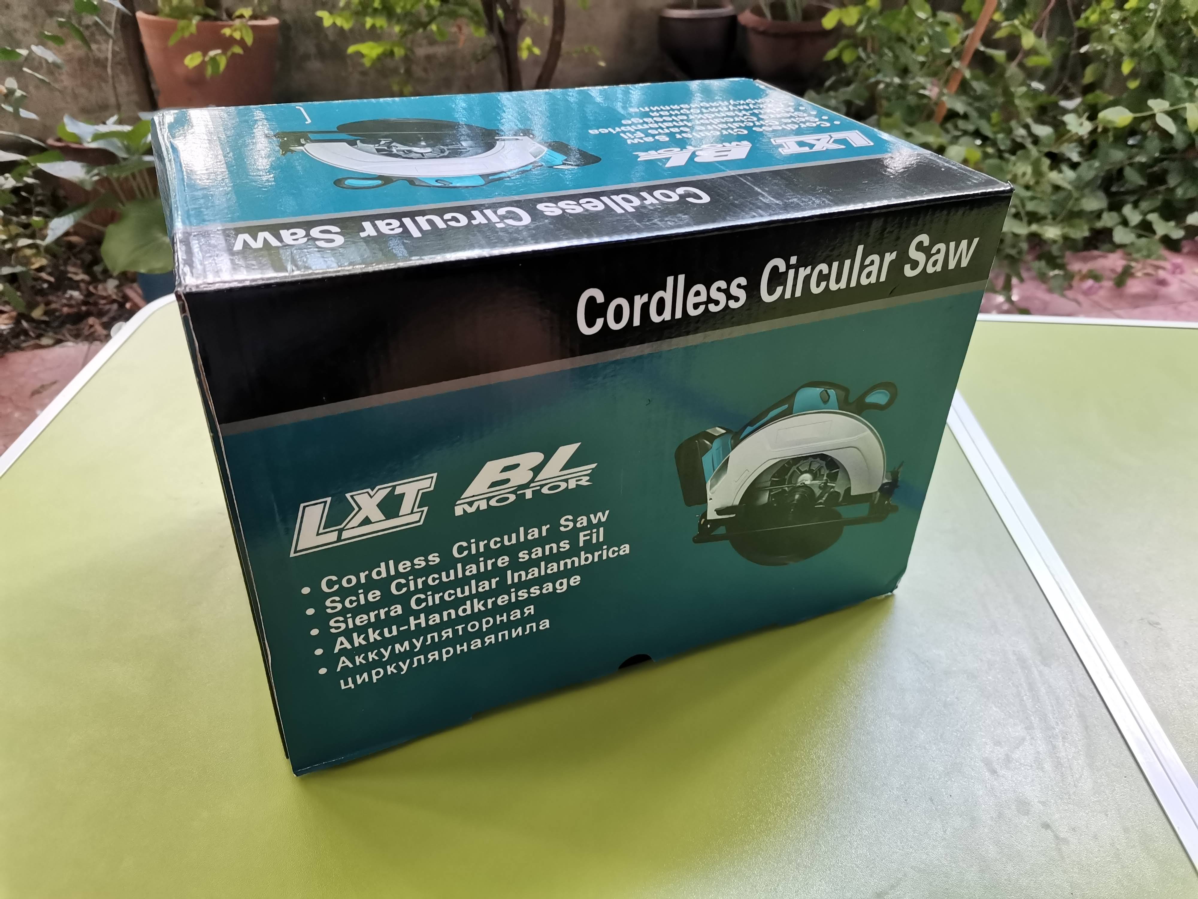 เลื่อยวงเดือน 18V 7" Brushless Motor ไร้แปลงถ่าน ใช้รวมกับแบตจีนทรงมากีต้า ได้เลย แถมใบเลื่อย ไม่รวมแบต