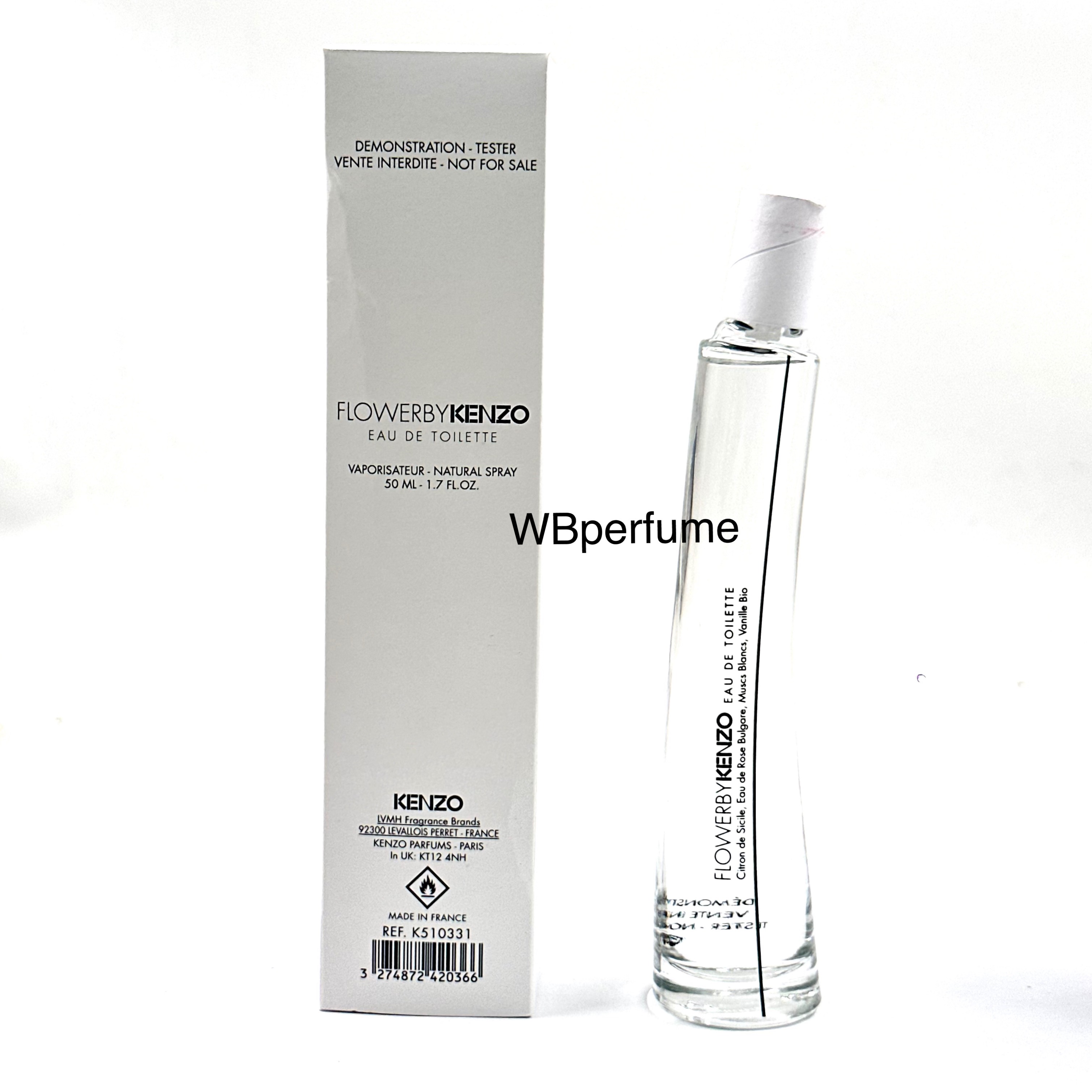 น้ำหอม Kenzo Flower EDT 50ml. กล่องเทส ไม่มีฝา