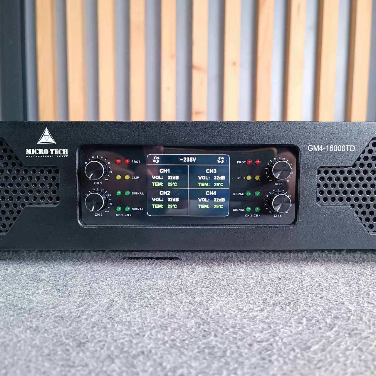 MICROTECH GM4-16000TD POWERAMP เพาเวอร์ แอมป์ ไมโครเทค รุ่น GM4 16000TD คลาส TD GM416000TD เอไอ-ไพศาล