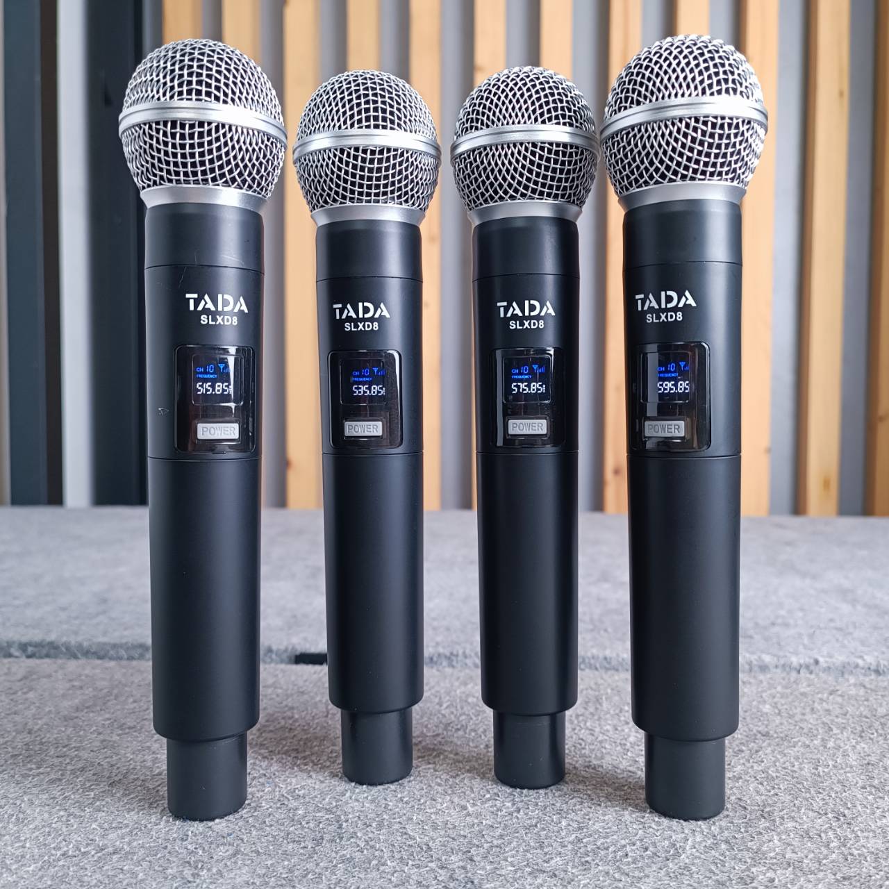 TADA SLXD8 ไมค์ลอย 4ด้าม ไมค์ลอยคู่ ไมค์ลอยไร้สายเสียงดี ไมค์ลอย ไมค์คาราโอเกะ WIRELESS MICROPHONE ta da SLXD-8 ธาดา SLXD 8 เอไอ-ไพศาล