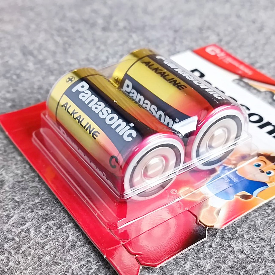 1แพ็คมี2ก้อน PANASONIC LR14T/2B ถ่านอัลคาไลท์ size C ALKALINE BATTERY 1.5V ถ่านก้อนใหญ่ LR-14T เอไอ-ไพศาล