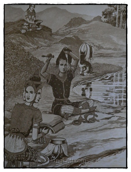 ภาพพระปฐมสมโพธิฝีมือ เหม เวชกร 017514