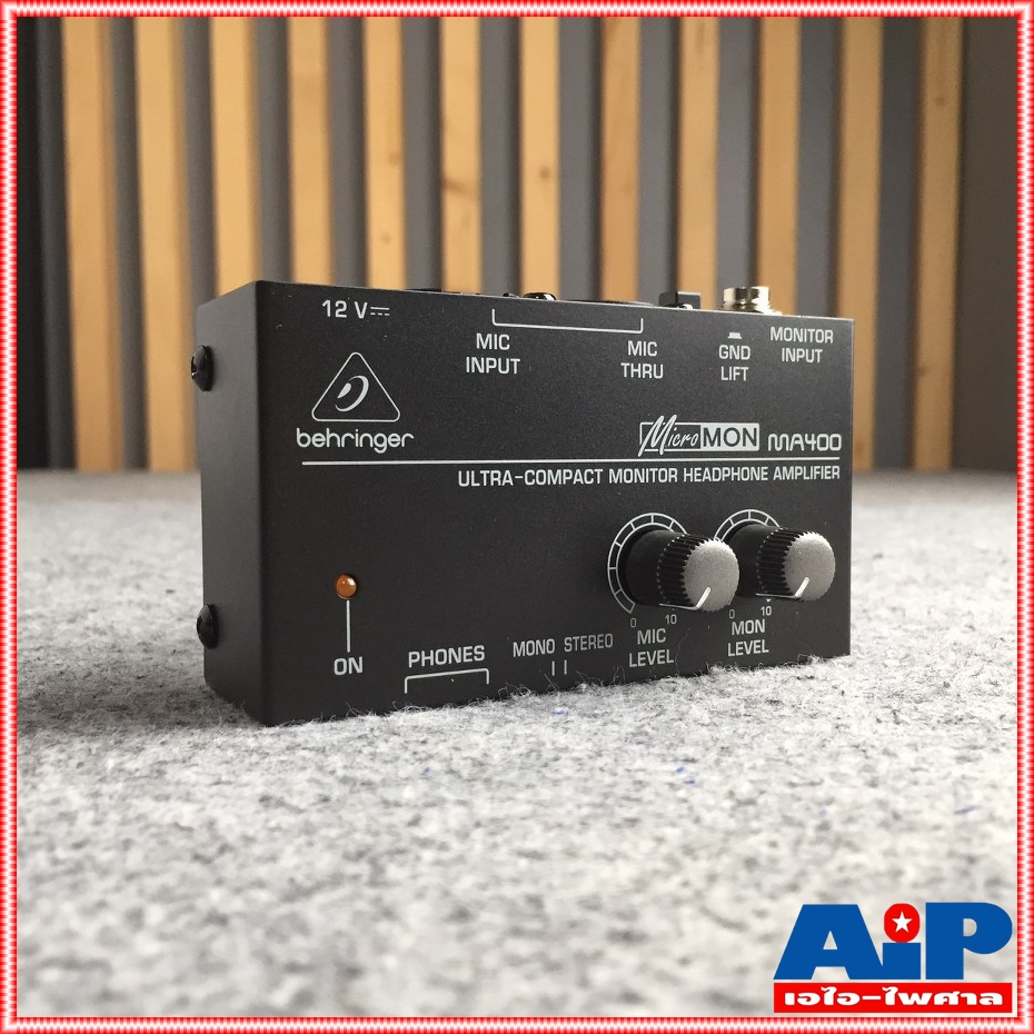 BEHRINGER MA400 Monitor Headphone Amp MA 400 MA-400 เครื่องขยายสัญญาณหูฟัง แอมป์หูฟัง พร้อมอแด๊บเตอร์ในกล่อง เอไอ-ไพศาล +++