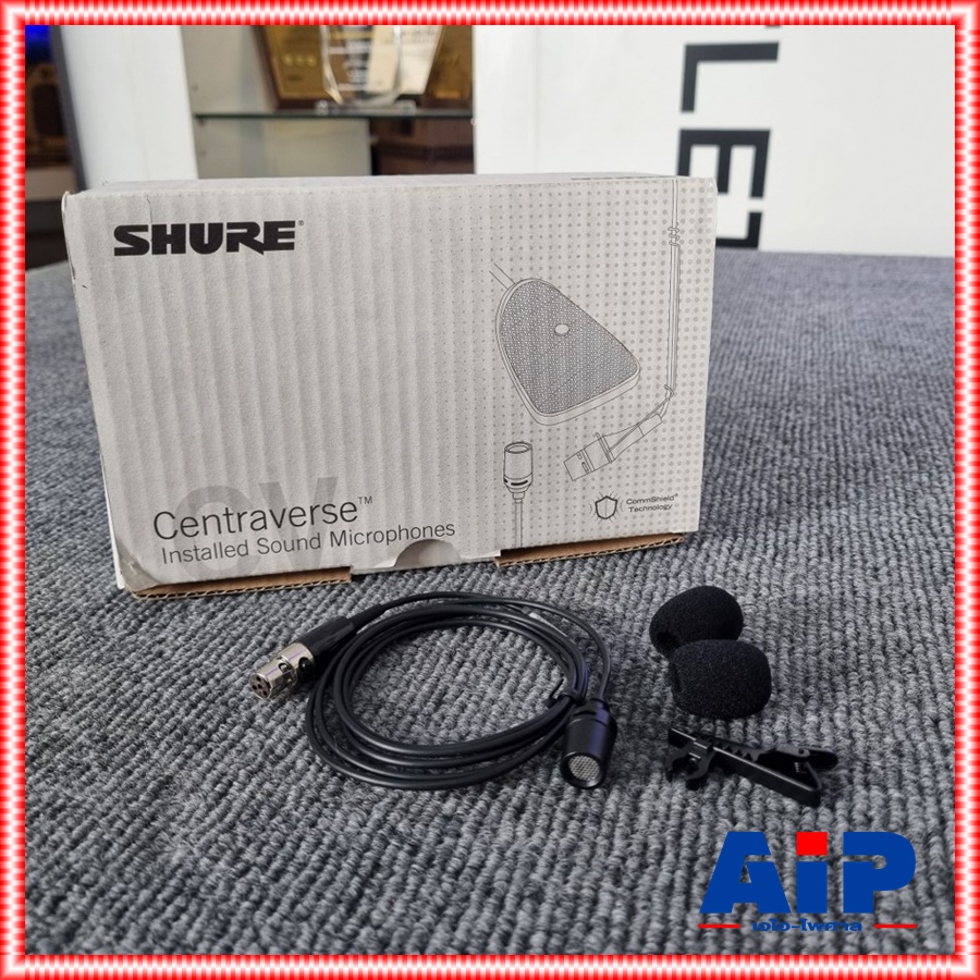 SHURE CVL-B/C-TQGไมค์หนีบ +++ ไมโครโฟนหนีบปกเสื้อ หัวเชื่อมต่อแบบ TQG CVL B/C TQG CVLB/CTQG ไมค์ชนิดแบบ คอนแดนเซอร์ เอไอ-ไพศาล+++