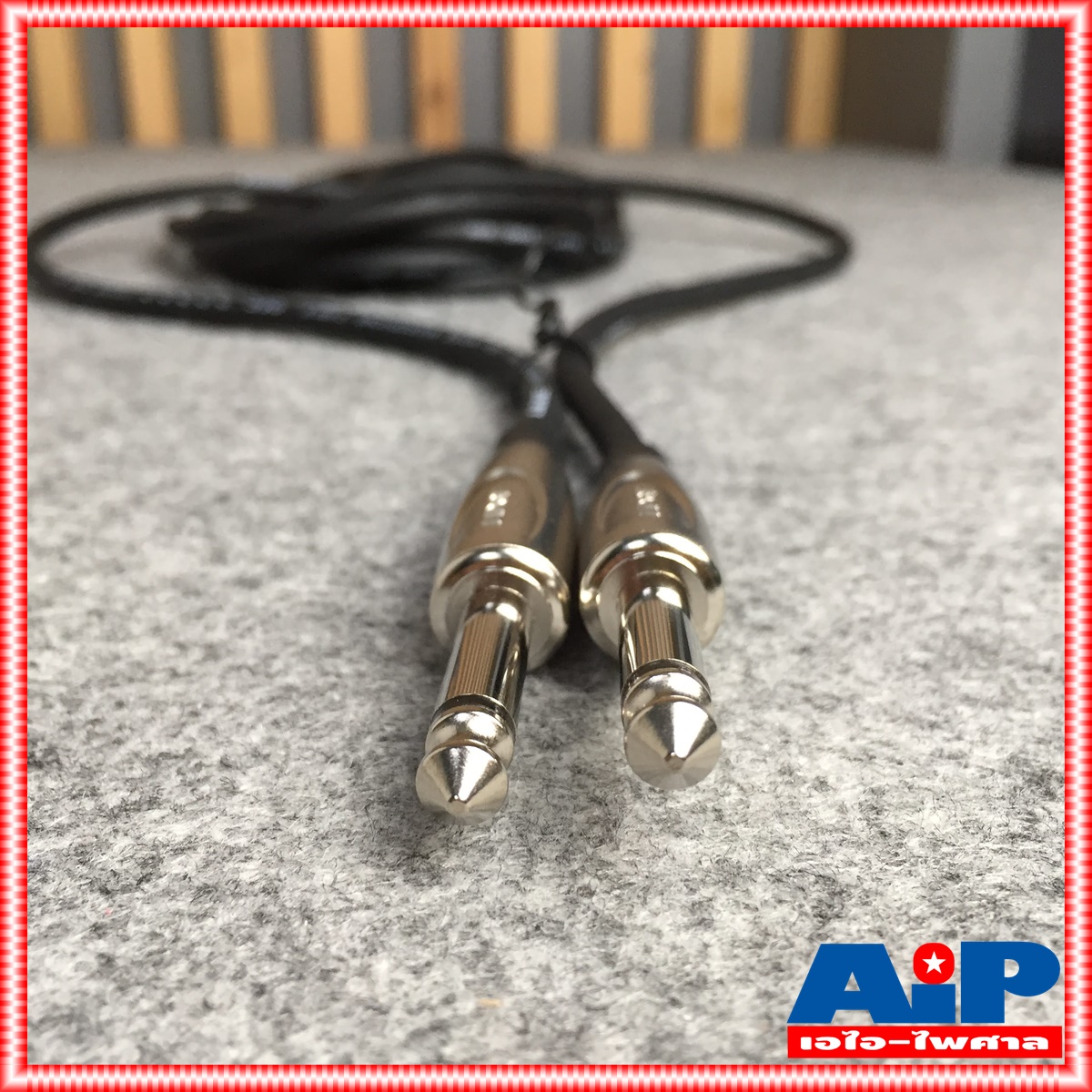 5เมตร สายสัญญาณ ปลั๊กโฟนโมโน 1/4 หัวท้าย LIDGE YM-393A สาย PHONE MONO YM393A หัว-ท้าย เอไอ-ไพศาล