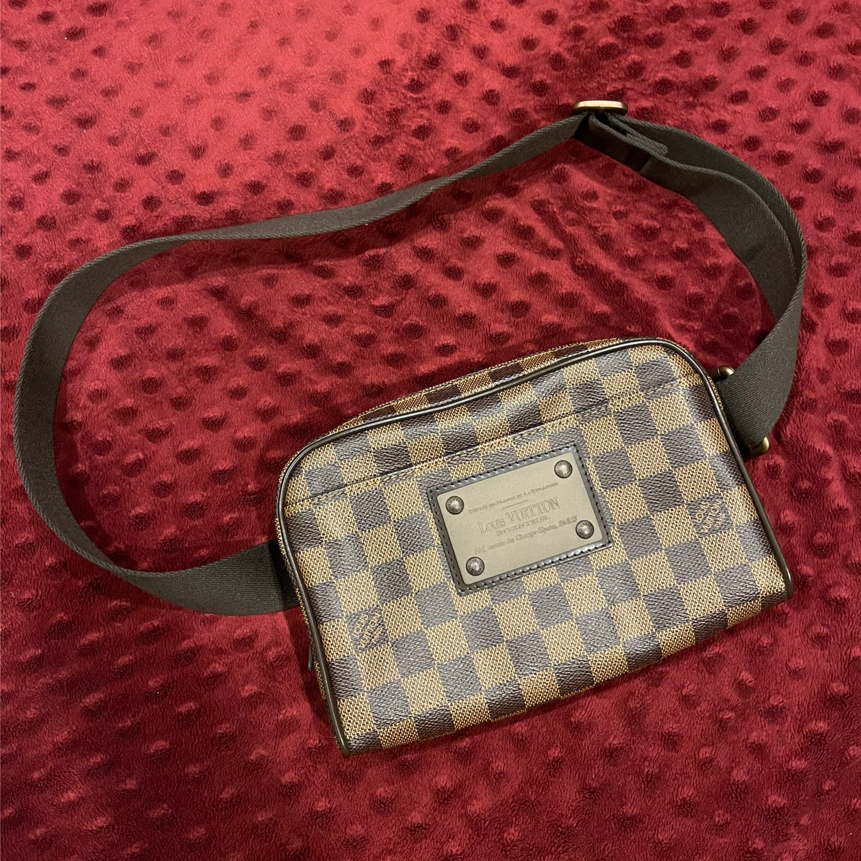 Louis Vuitton Bumbag Booklyn Damier Canvas กระเป๋าคาด-อก ของใหม่ (ไม่เคยใช้งาน)