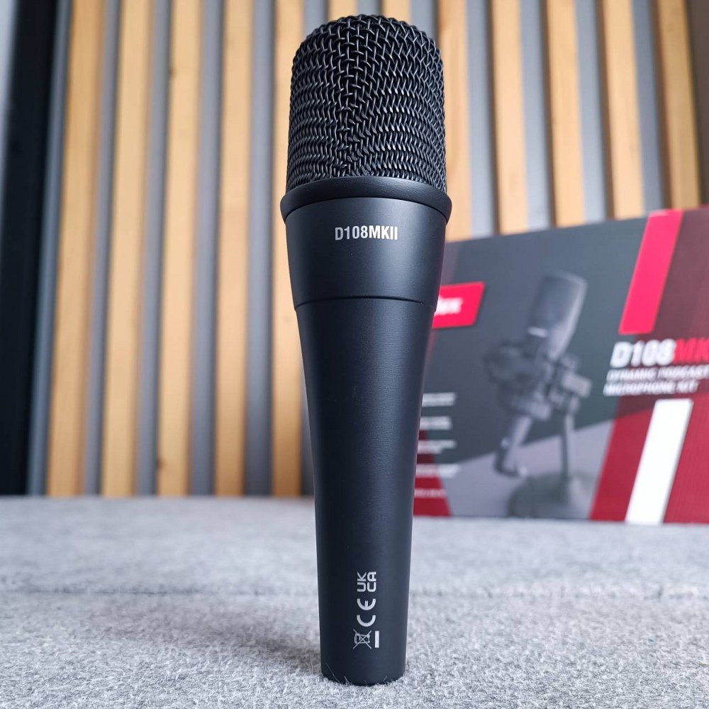SUPERLUX D-108MKII Dynamic Podcast Mic พร้อมขาตั้ง ไมโครโฟนไดนามิกสำหรับพอดแคสต์ ไมค์พร้อมสาย ไมโครโฟน D 108MKII D108MKII เอไอ-ไพศาล