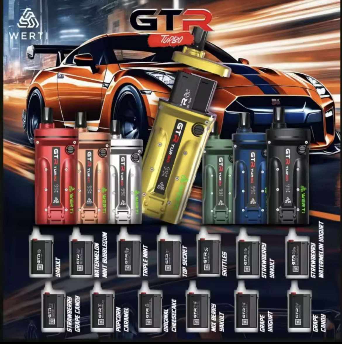 หัวเปลี่ยน gtr12,000 puffs (เฉพาะหัวเปลี่ยน)