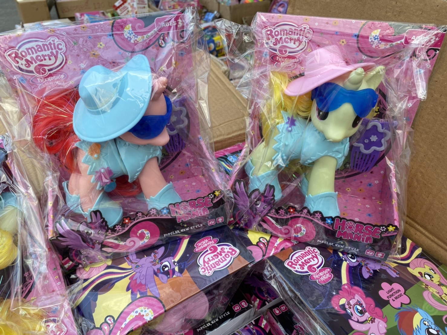 88478 ของเล่นเด็กโมเดลม้าโพนี่มีไฟ ตัวละ