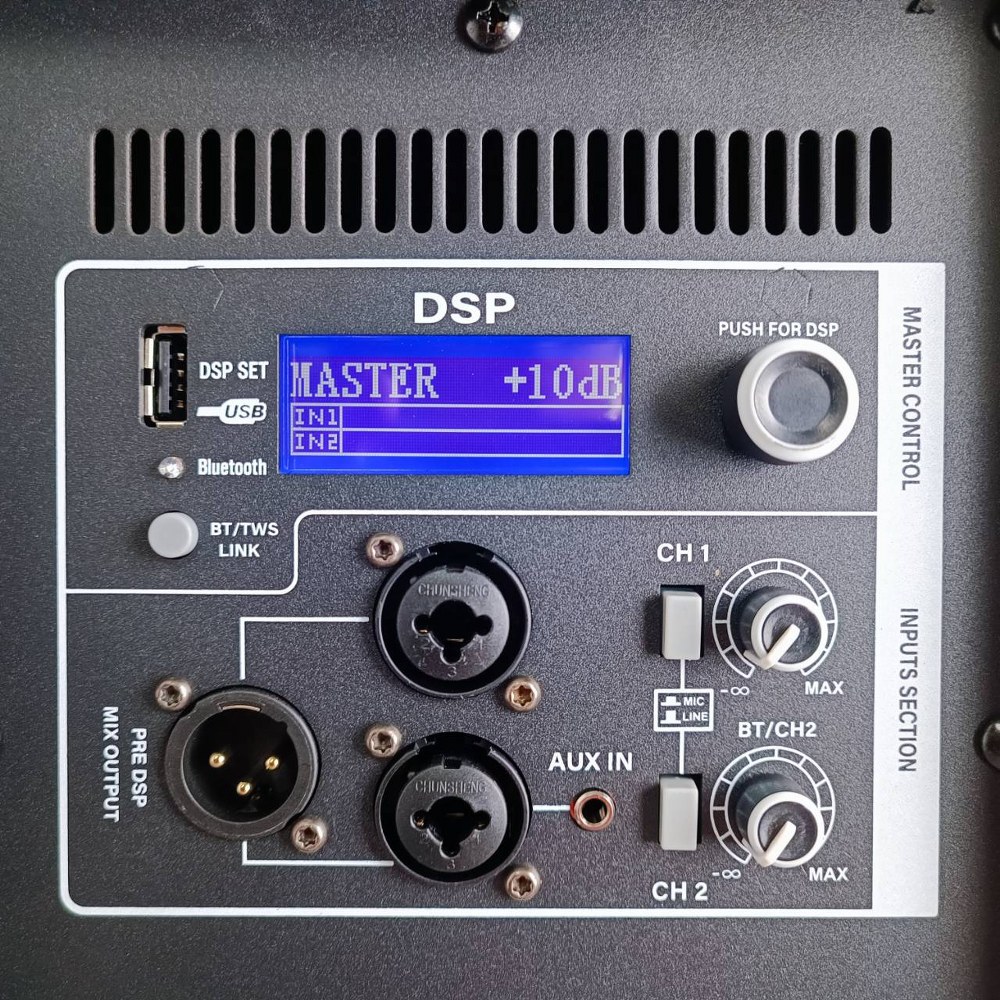 River Acoustics K-15 ลำโพง 15" ลำโพงมีเเอมป์ในตัว ตู้ลำโพงมีแอมป์ขยาย ACTIVE SPEAKER K 15 K15 เอไอ-ไพศาล