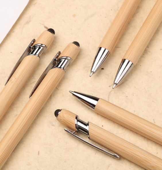 ปากกาลูกลื่น ลายไม้ ทำ logo ชื่อบริษัท แจกลูกค้า หรือ ใช้เป็น ของขวัญ ของชำร่วย แบบพรีเมี่ยม สุดเก๋ 517176