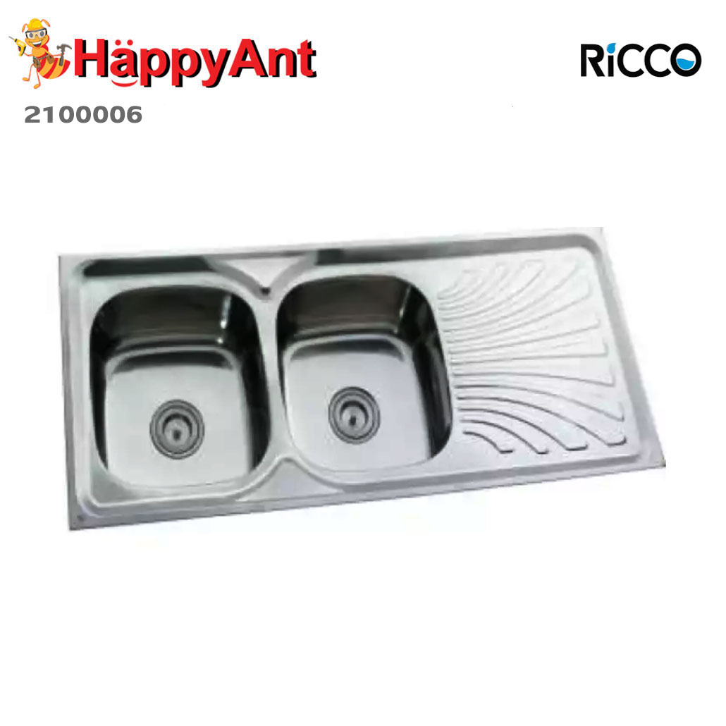 2100006 RICCO อ่างซิ้งค์สแตนแลส DS12050A