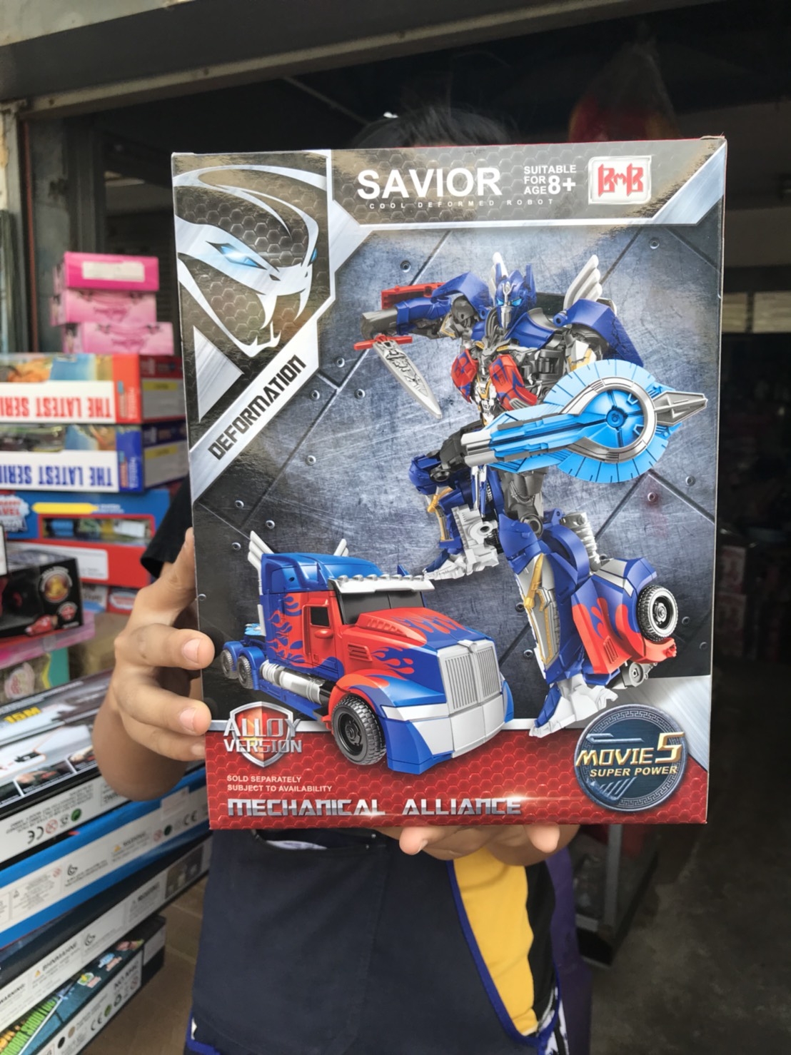 H8001-1 หุ่นแปลงร่างรถ ตัวละ