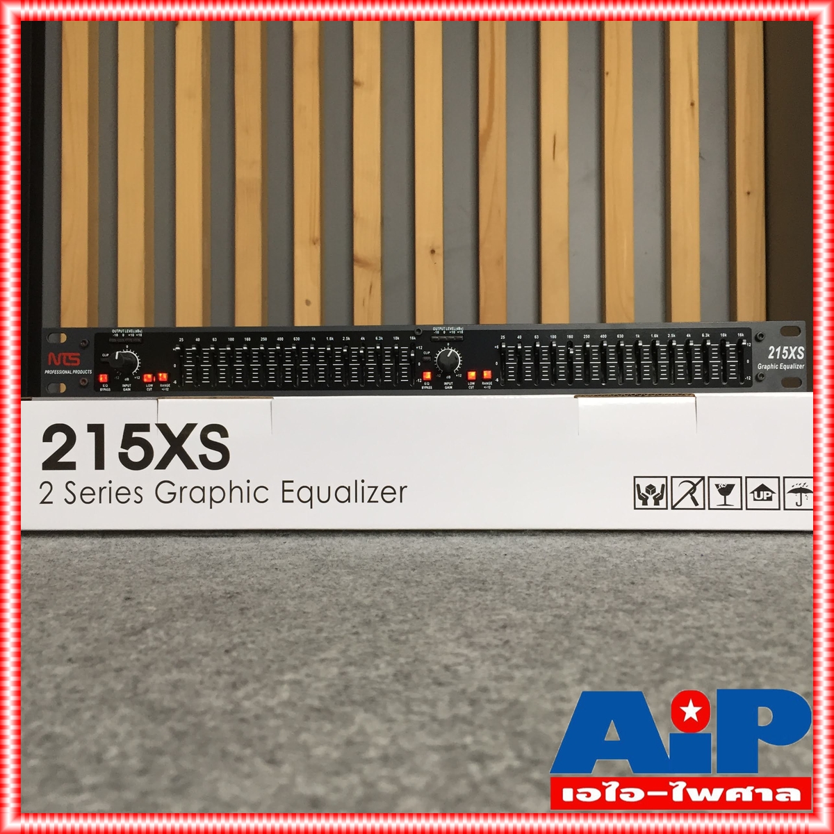 NTS 215XS EQ ST 15BAND เครื่องปรับแต่งเสียง เครื่องขยายเสียง EQขยายเสียง อีควอไลเซอร์ เอ็นทีเอส ST15BAND เอไอ-ไพศาล