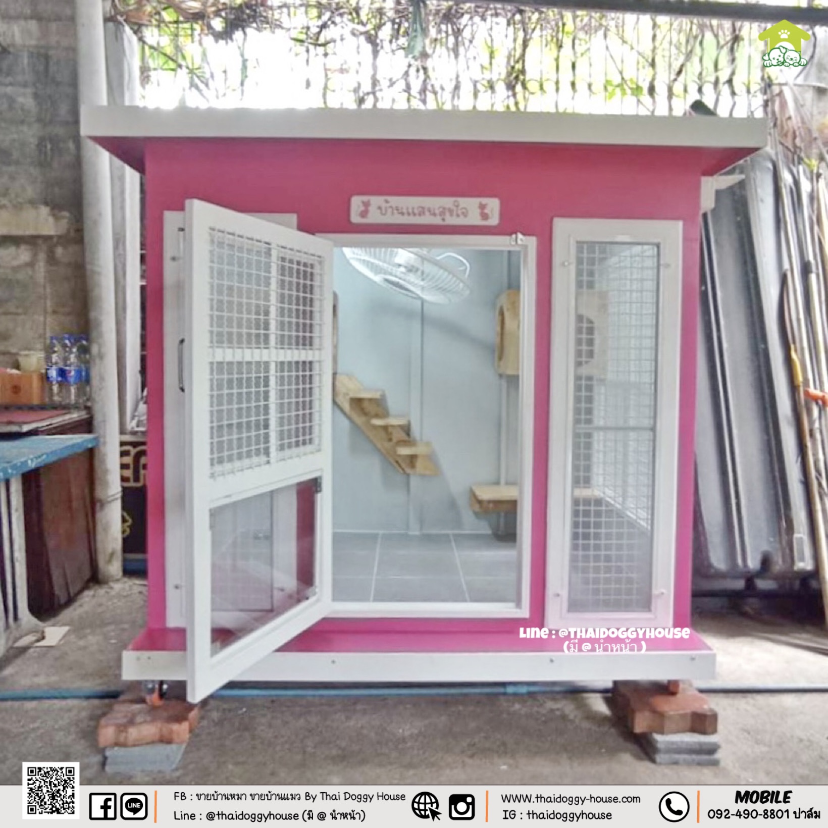 🏡 บ้านหมา บ้านแมว " 𝐁𝐎𝐗 𝐒𝐓𝐘𝐋𝐄 𝐁𝐘 𝐓𝐇𝐀𝐈 𝐃𝐎𝐆𝐆𝐘 𝐇𝐎𝐔𝐒𝐄