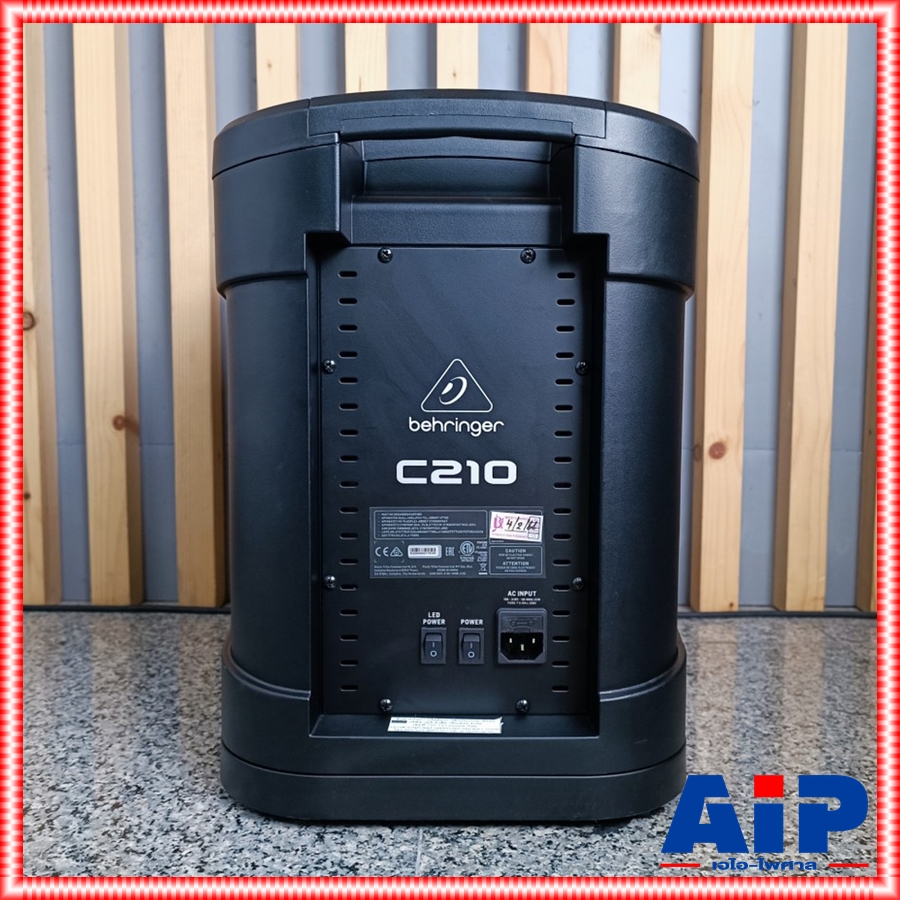 BEHRINGER C-210 ชุดตู้ลำโพงแอคทีฟ ชุดเครื่องเสียงเคลื่อนที่ ลําโพงคอลัมน์ กำลังขับ 200 วัตต์ มีบูลทูธ C 210 C210 +++ เอไอ-ไพศาล