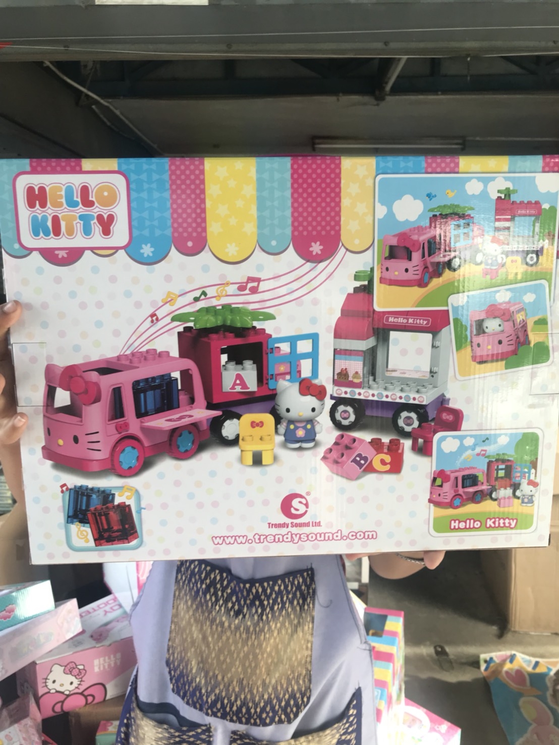 KTL-040342 ตัวต่อรถคิตตี้ มีเสียง ลิขสิทธิ์ถูกต้อง