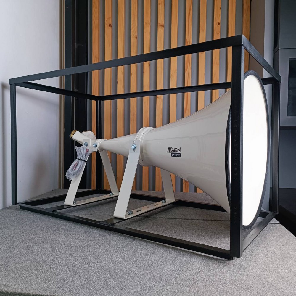 NANOVA SV-6212 ปากฮอร์นยาว2ยูนิต พร้อมโครงเหล็ก ลำโพงฮอร์น อลูมิเนียม ทรงปากยาว ใส่ได้ 2 ไดรเวอร์ยูนิต SV 6212 SV6212 เอไอ-ไพศาล