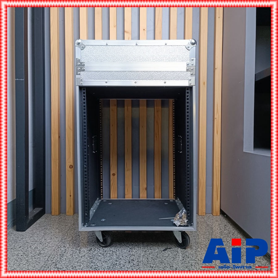 RACK F-14M(53X50X95) สีอลูมิเนียม แร็ค แร็คสีอลูมิเนียม RACK F14M กล่องใส่เครื่องเสียง ตู้แร็ค ตู้RACK F 14 M เอไอ-ไพศาล