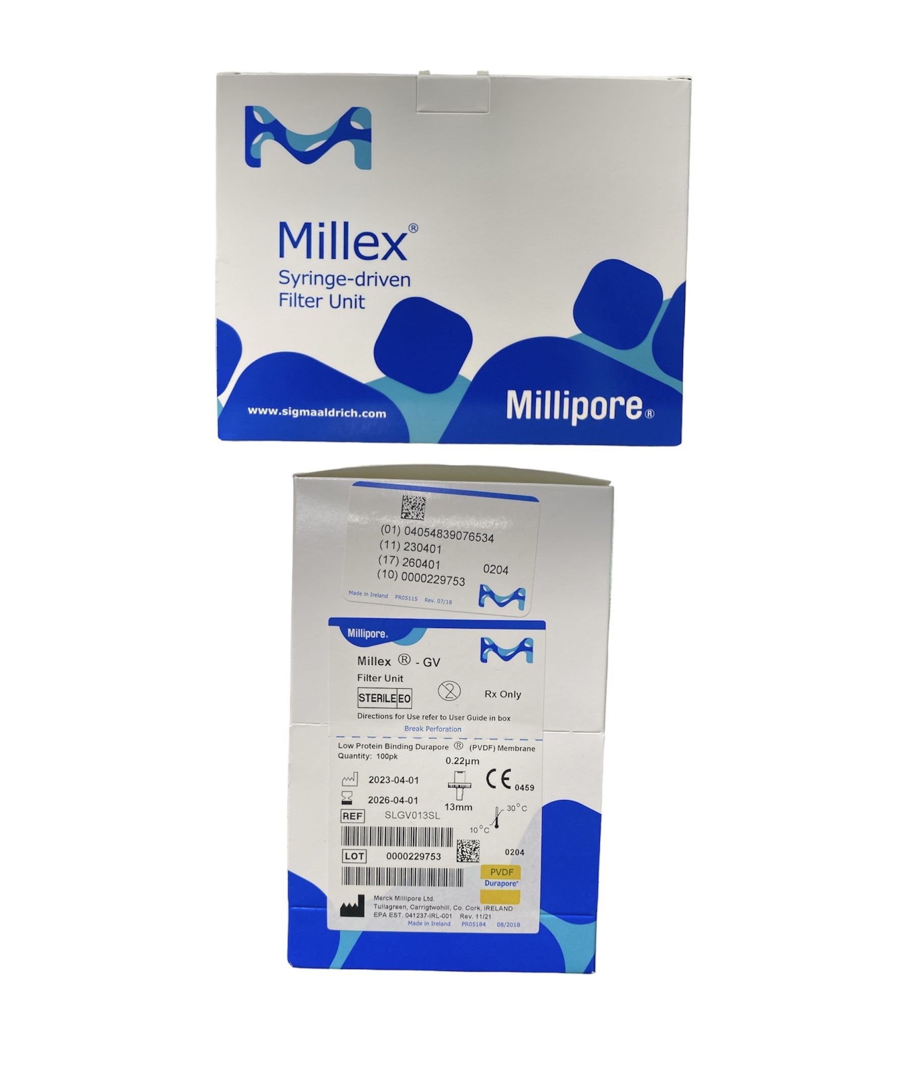 Millex-GS @ 33 mm, 50's/Pack -Millipore