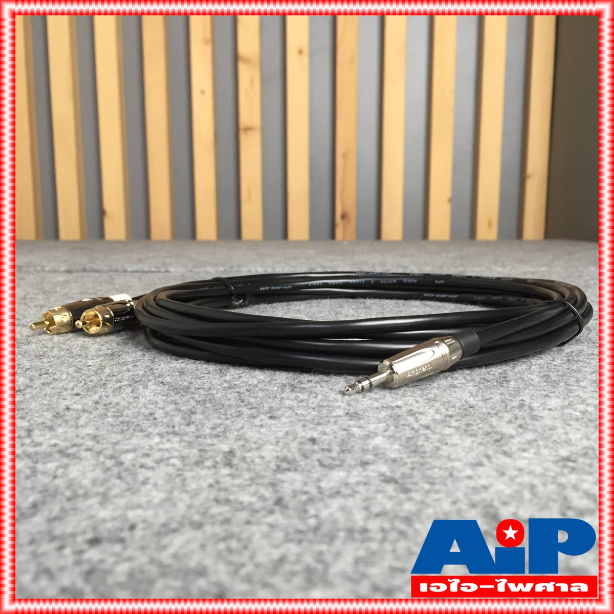 5เมตร AMPHENOL สายTR-ST-RCAx2 5M CA52-4549-WB-5 สายสัญญาณTR-STออกRCAx2 ยาว5เมตร สายแอมฟีนอล CA52-4549-WB-5 เอไอ-ไพศาล