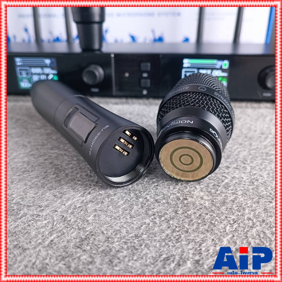 SOUNDVISION SU-990D/HTP PLUS ไมค์ลอยถือคู่ ไมโครโฟนไร้สายการใช้งานในย่าน UHF 694.4 – 702.7 และ 748.3 – 757.7 MHz SU 990D/HT SU990D/HT เอไอ-ไพศาล