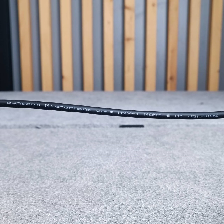 10เมตร DYNACOM สายปลั๊กไมค์หัวท้าย J-085 ตรง+งอ 10M สายสัญญาณเสียง สายไมค์หัวท้าย สายMONOหัวท้าย P.MIC MONOหัวท้าย เอไอ-ไพศาล