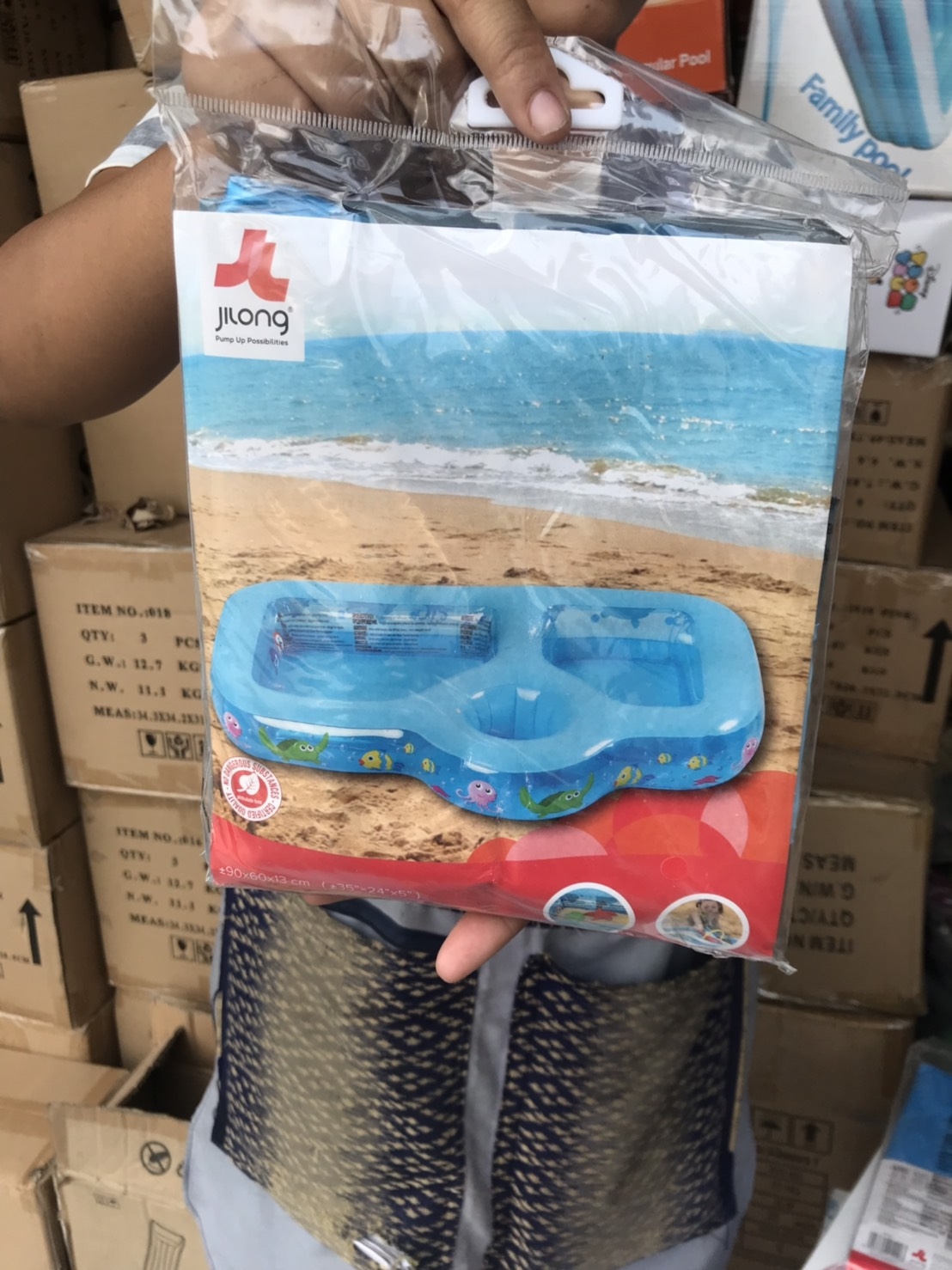 JL-097214NPF บ่อเล่นทรายเป่าลม สระเป่าลม ลิขสิทธิ์ถูกต้อง