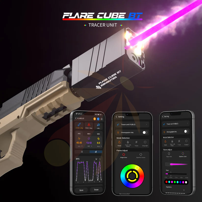 Eshooter Flare Cube BT Tracer Unit