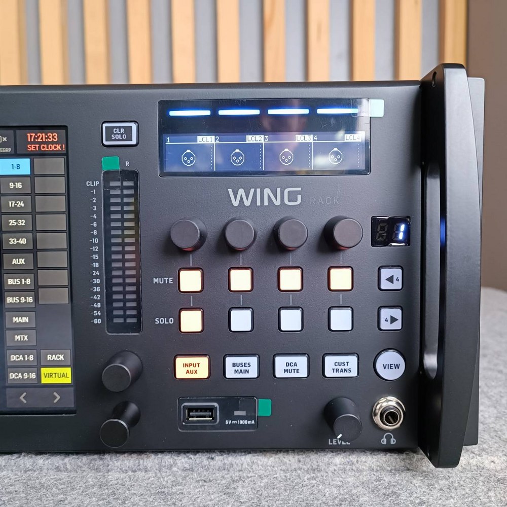 BEHRINGER WING RACK mixer สีดำ มิกเซอร์ดิจิตอลแร็ค 48 แชนแนล 28 บัส WING-RACK WINGRACK เอไอ-ไพศาล