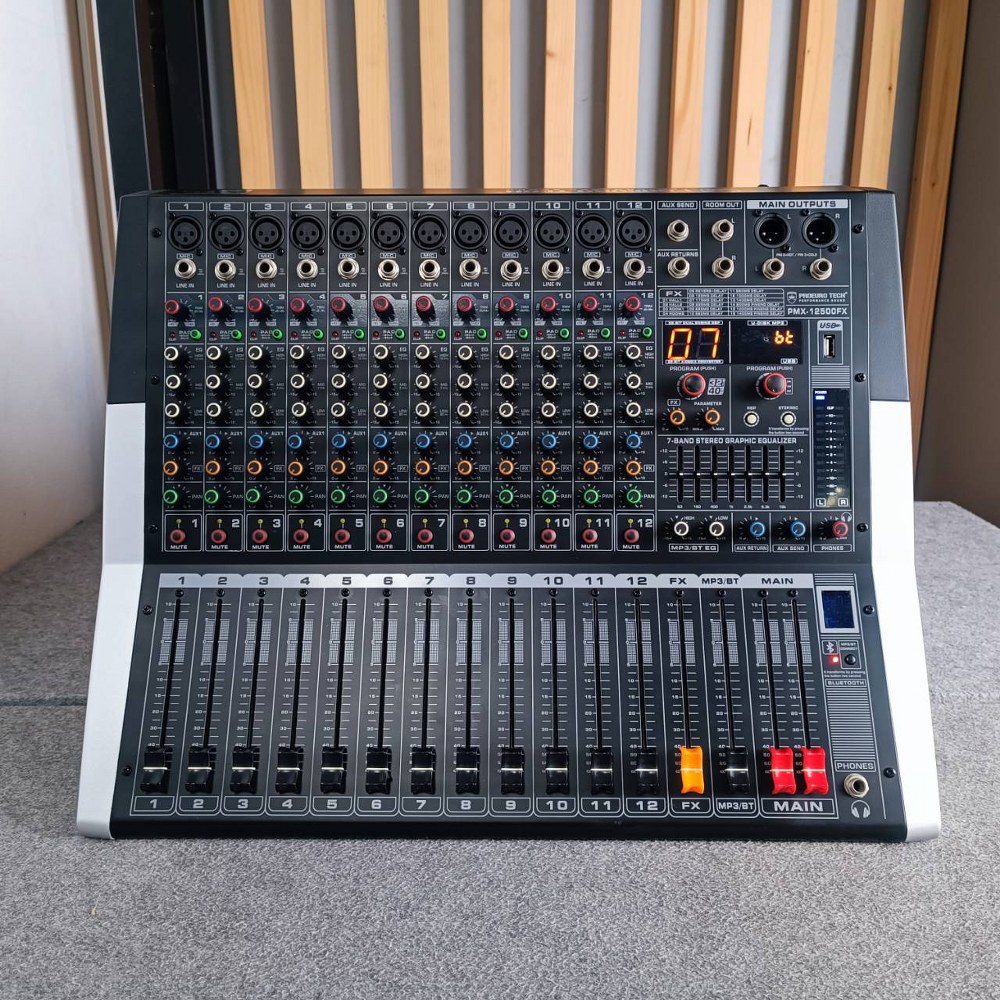 PROEUROTECH PMX-12500FX POWERMIXER+บูลทูส โปรยูโรเทค PROEURO TECH PMX 12500FX PMX12500FX เอไอ-ไพศาล