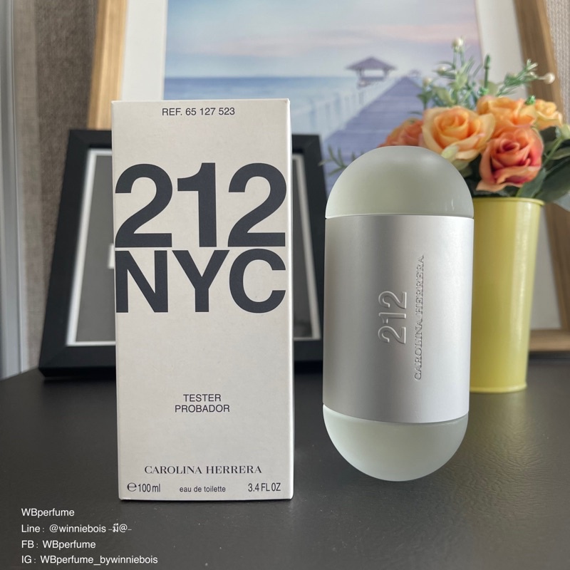 น้ำหอมแท้100% Carolina Herrera 212 NYC for Women EDT 100 ml. Tester