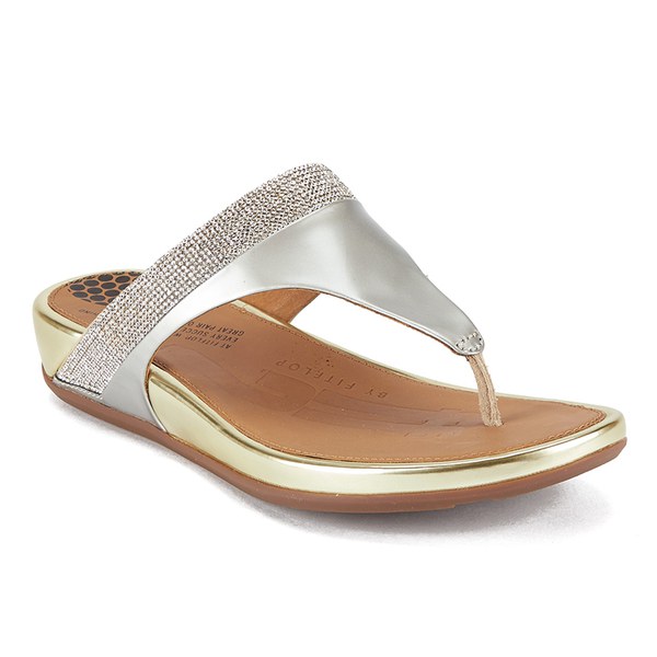 รองเท้า FitFlop Banda Micro Crystal Toe Post Size US6= 37