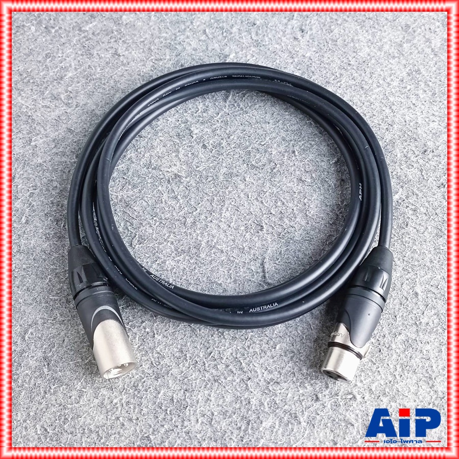 3เมตร AMPHENOL สาย XLRผู้-เมีย 3M CA03-04-C-003 สาย cannon ผู้ ออก cannon เมีย สายสัญญาณ XLR ผู้ - XLR เมีย ความยาว3เมตร เอไอ