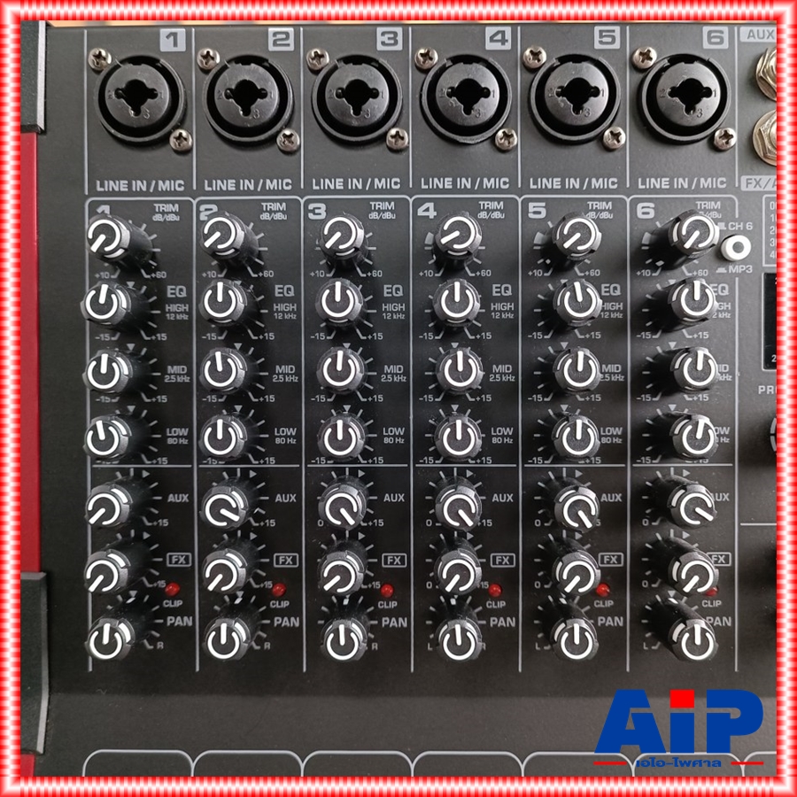 TADA SUPER-6 MIXER พร้อม RACK มิกเซอร์อนาล็อก 6 แชนแนล เอฟเฟคแท้ ซูเปอร์ ธาดา SUPER 6 SUPER6 เอไอ-ไพศาล