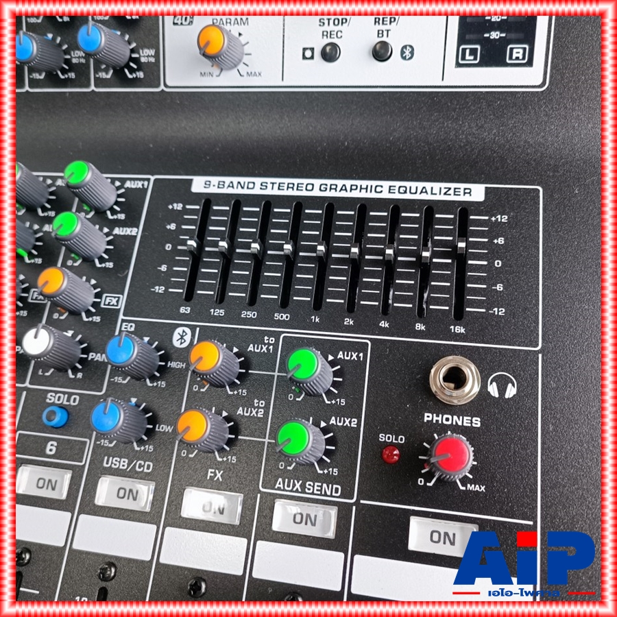 PROEUROTECH PMX-P6650FX POWERMIXER+บูลทูส เพาเวอร์มิกเซอร์ รุ่นใหม่ โปรยูโรเทค 6 ช่อง 650 วัตต์ PMX P6650 FX PMXP6650FX เอไอ-ไพศาล